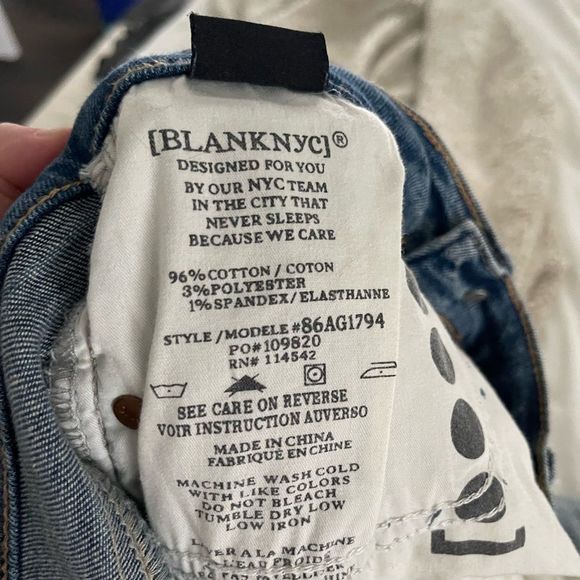 Blank NYC Madison Crop Distressed Jeans - Picture 6 of 9